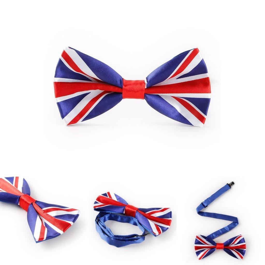 Make A Statement With These Union Jack Usa Flag Bow Ties