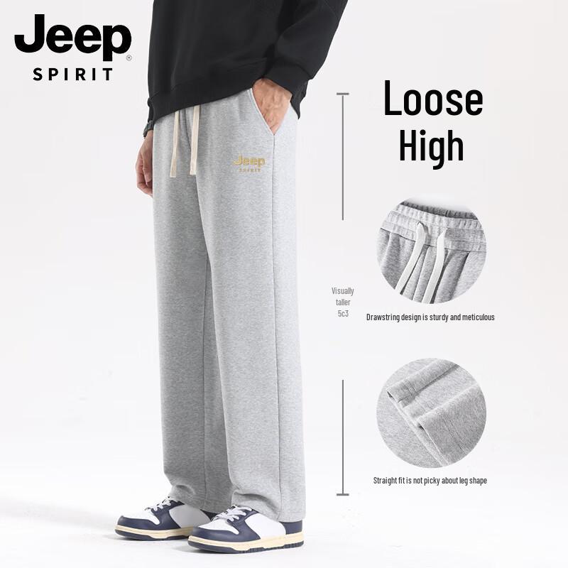 JEEP SPIRIT Men's Casual Straight-Leg Pants