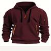 2025 Men's Clothing Hoodie, Multi-pocket Zipper Loose Casual European Size Pullover Hoodie Fashion Spring Fall Clothing