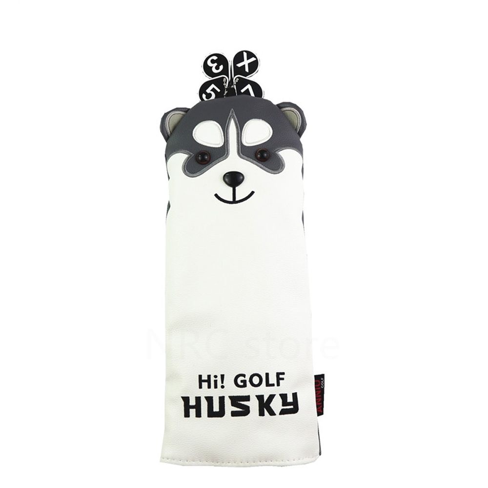 Putter Club Head Protector Golf Putter Cover Wood Head Covers Husky Design Golf Club Headcover