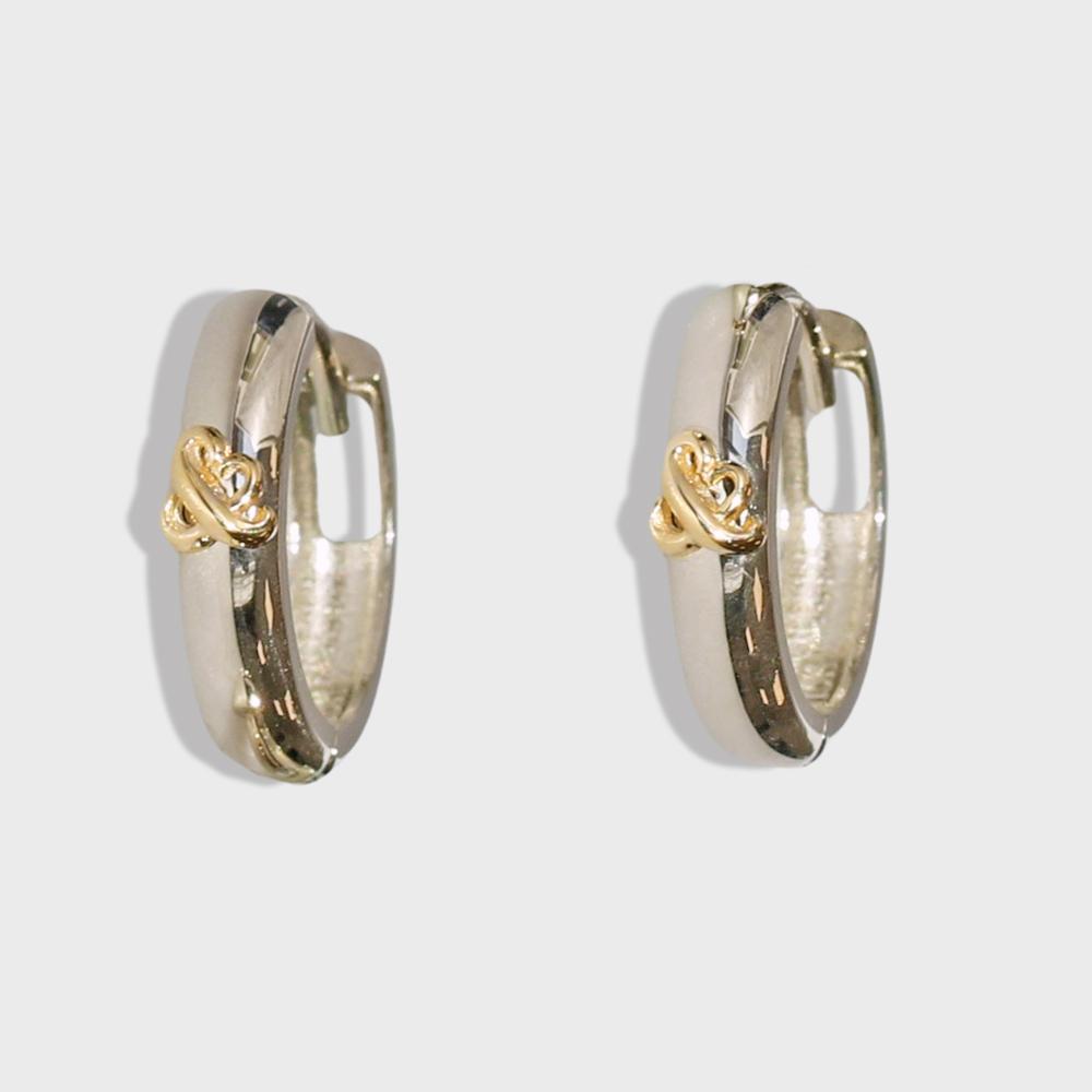 Loveenb [14K Gold] Iconic & Ring Earrings