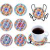 6pcs Diamond Art Crafts Classic Mandala DIY Modern Animal Cartoon Waterproof Holiday Christmas for Adults and Beginners