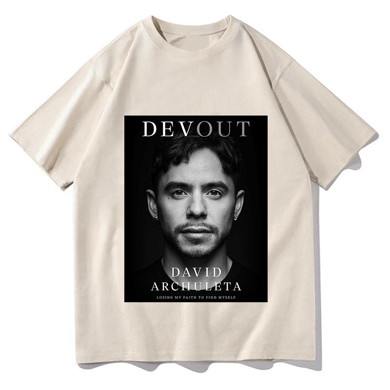 Альбом Дэвид Арчулета EP Devout Печатные футболки Мужские Женские Летние Хлопковые Модные С круглым вырезом С коротким рукавом Футболка
