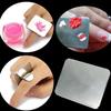 Палитра Регулируемое Кольцо для Нейл-Арта Смешивание Основы Макияжа Нержавеющая Сталь