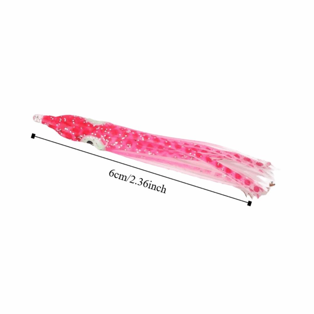50PCS Soft Squid Skirt Bait Multiple sizes Saltwater Fishing Lures Saltwater Fishing