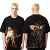 Summer Hot Sale The Journey of Elaina Anime Graphic T-Shirt Y2K Unisex Harajuku Hip Hop Tee Streetwear Cotton Casual T-shirt