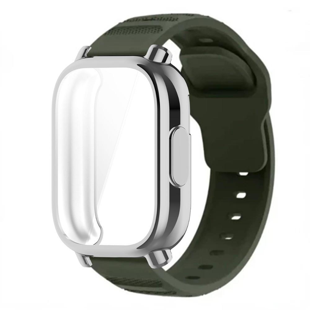 Дышащий силиконовый ремешок+ТПУ защитная пленка для экрана для Redmi Watch 5 Active Band Мягкий чехол для Redmi Watch 5 Lite Спортивный ремешок Correa