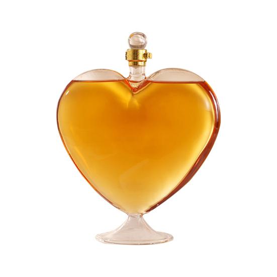Heart Decanter Glass Wine Bottle Airtight Liquor Container Clear Whiskey Decanter