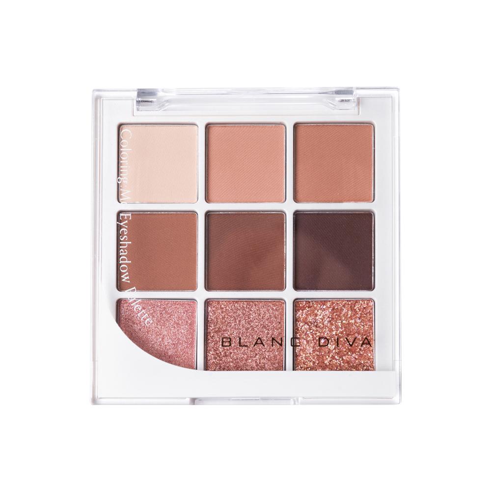 BLANC DIVA РАСКРАСКИ:ME ПАЛИТРА ТЕНЕЙ ДЛЯ ВЕК 01W КОРИЧНЕВЫЙ 7,4 г