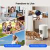 2л Управление через приложение WIFI Видео Автоматическая кормушка для животных Версия с кнопкой Автоматическая кормушка для кошек Интеллектуальное управление Кормушка для животных Кошка an