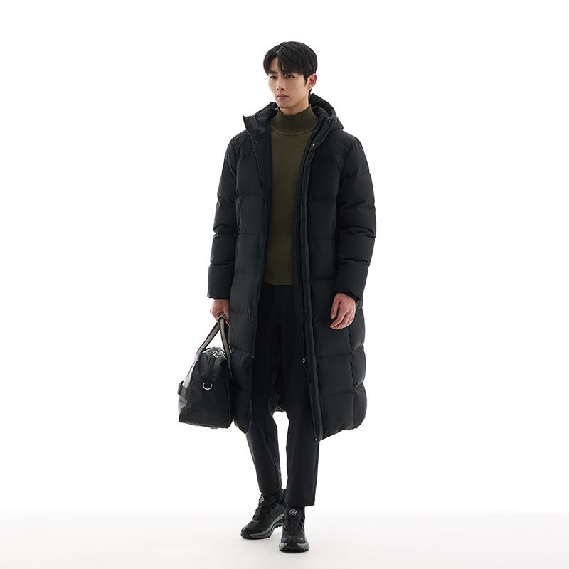 Anta Скоростная теплая пуховая куртка с технологией Heat, мужская верхняя одежда, базовая, черная 952447910-4