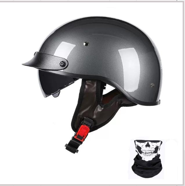 Сертифицированный 3C полушлем, винтажный мотоциклетный шлем, мотоциклетный шлем Harley, ковшовый шлем для электромобиля