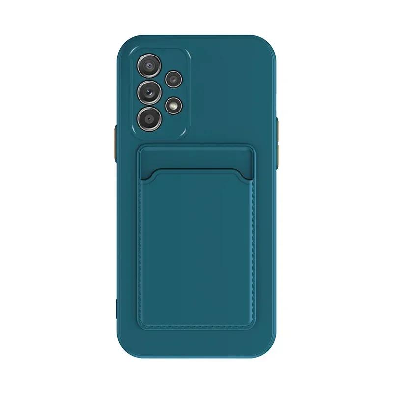 Мягкий силиконовый чехол-кошелек со слотом для карт для Samsung Galaxy S24 S23 S22 S21 S20 Plus FE 20 Ultra A51 A71 A54 Держатель для карт