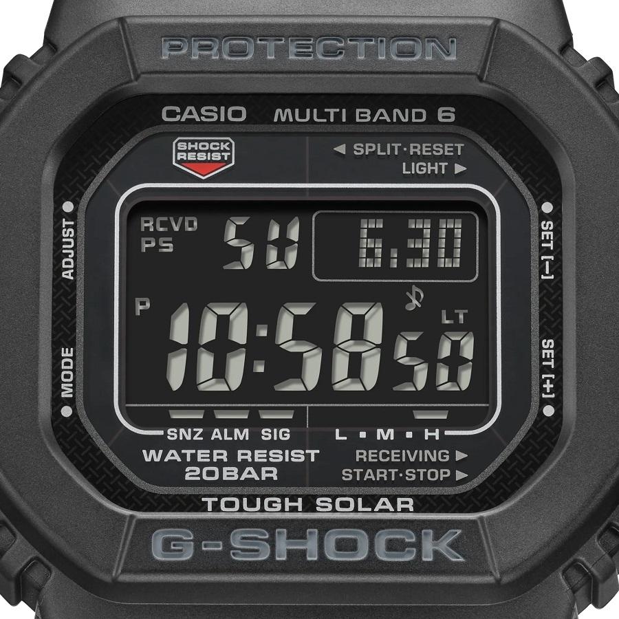 Casio Tough Solar Мировое радиоприемник Черные часы Новые G-SHOCK 6-полосные GW-M5610U-1BJF Мужские Бренд