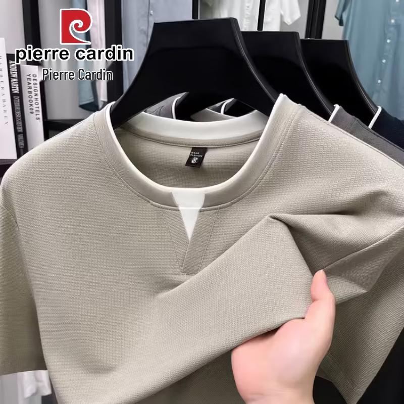 Pierre Cardin Men's Faux Two-Piece Short-Sleeve T-Shirt