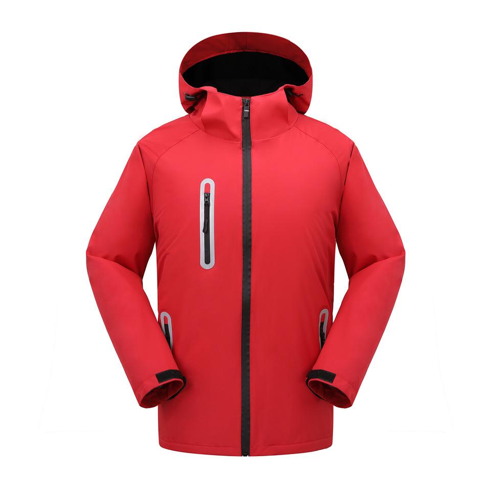 Autumn Safety Reflective Fleece Jacket, Express Delivery, Errand Running, Work Clothes Jacket, Embroidered Work Clothes
