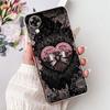 Case For Oppo A17k A17 4G Back Cover Oppo CPH2471 CPH2477 Colorful Butterfly Flower Painting Phone Cases Transparent Soft TPU