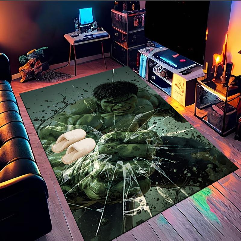 Superhero Power Burst Area Rug Suitable for Indoor And Outdoor,Carpets for Kitchens, Homes, Offices, Living Rooms,Home Decor,Christmas Gift