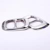 For Benz GLA GLB Class gla200 220 260 2015- Stainless Steel Rear Bumper Dual Exhaust Pipe Trim Exhause Cover Car Accessories