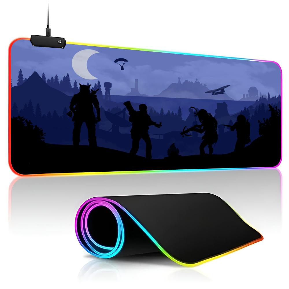 Rust 2013 Mouse Pad game RPG 40x90cm Mouse Mat Gaming Mousepads LED Keyboard Mats Luminous Desk Pads Mouse Pad For PC