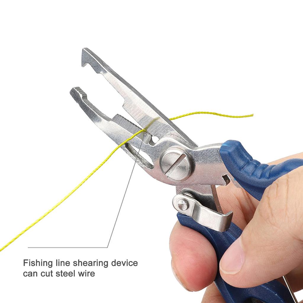 Stainless Gripper Hook Remover Fishing Pliers Fishing Tackle Multifunctional Rustproof Line Clippers Braid Line Cutter
