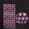 Crystal Love Star Sticker 3D Shiny Three-Dimensional Sticker Phone Notebook Diary DIY Decorative Scrapbook Sticker Girl Gift