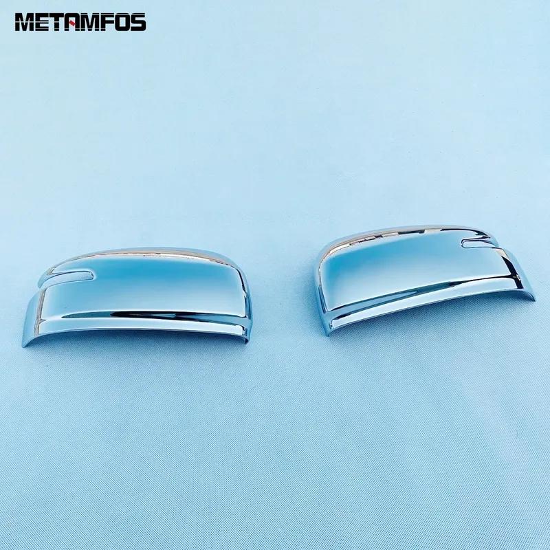 For Toyota Land Cruiser J300 LC300 -2024 2025 Chrome Rearview Side View Mirror Cover Trim Exterior Accessories Car Styling