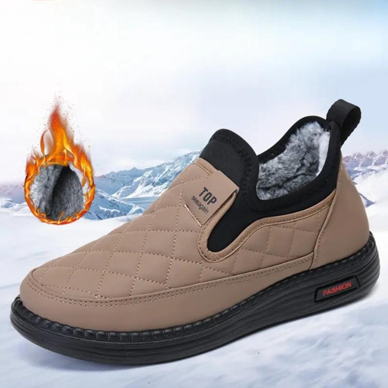 Women Cotton Shoes Winter Plush Warm Waterproof Comfortable Outdoor Anti Slip Wear-resisting Casual Cold Proof Cotton Shoes