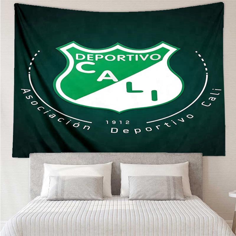 Deportivo Cali LOGO Tapestry for Bedroom Aesthetic Classroom Tapestries Wall Hanging for Living Room Dorm Office,Ideal Creative Gift