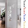 1 Set English Alphabet Removable HOME DIY Family Slogan 3D Wall Sticker Home Decor Acrylic Self-Adhesive Mirror