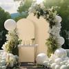 6FT/6.6FT/7.2FT Wedding Arch Cover Spandex Fitted Arch Cover For Round Top Chiara Backdrop Stand Covers For Wedding Birthday Party Banquet Decoration
