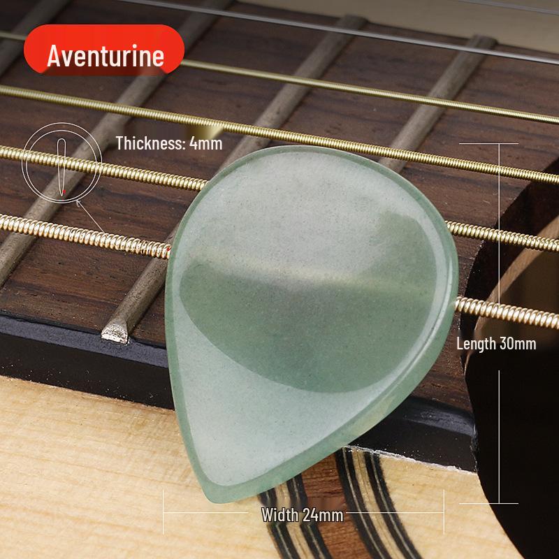 FNRLIAPicks Ожерелье-медиатор для электрогитары с искусственным драгоценным камнем - Ручная работа, Американский подарок, Кулон.