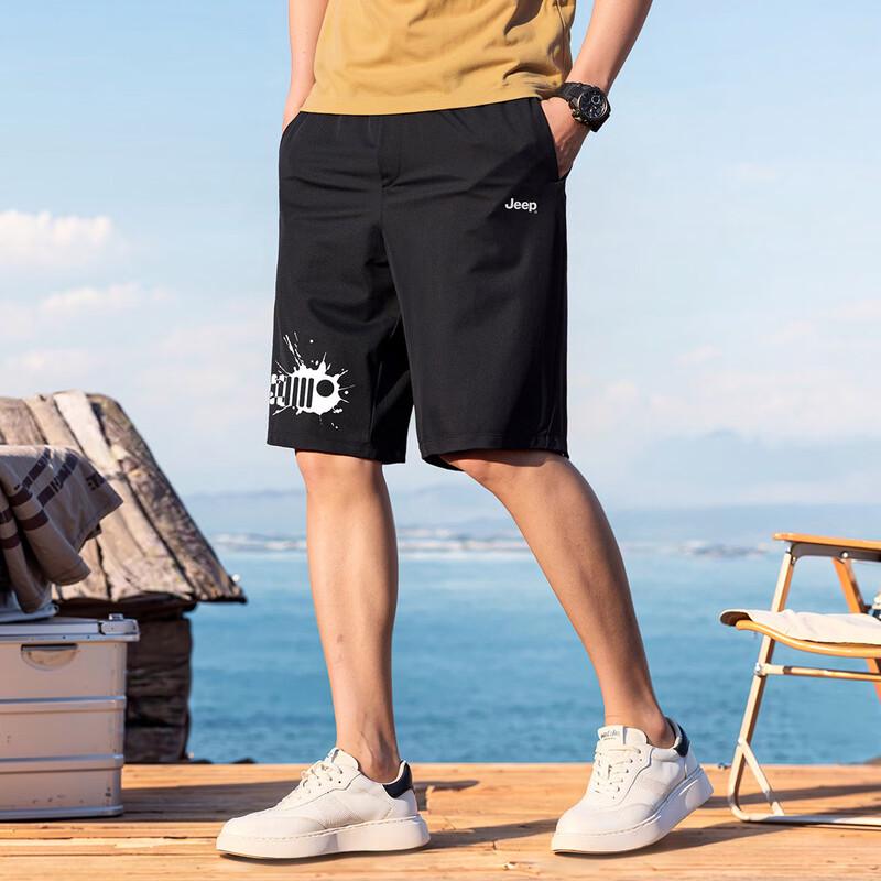 JEEP Men's Elastic Casual Shorts