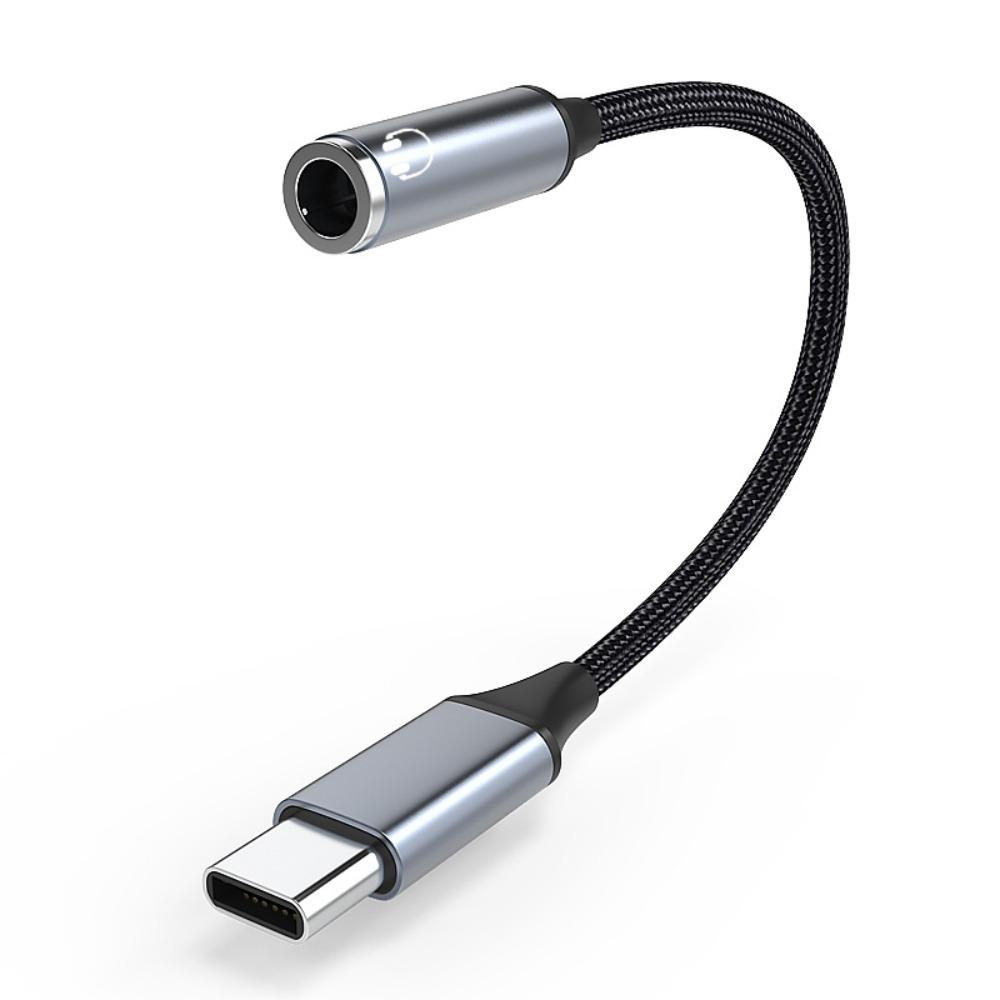 Адаптер OTG 2-в-1 USB C - Aux аудиокабель 2-в-1 USB Type C аудиокабель для телефона/наушников