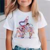 Hot KPop Demon Hunters T-shirts for Children Anime Cartoon Short Sleeved Shirt Boys Girls Summer Fashion Top Kids Clothes Gifts