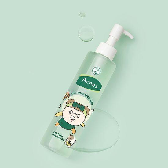 Специальный коллаборационный продукт Maru Kangjwi X Acnes Poha Глубоко очищающее масло 200 мл (+ 2 случайных кошелька Maru)