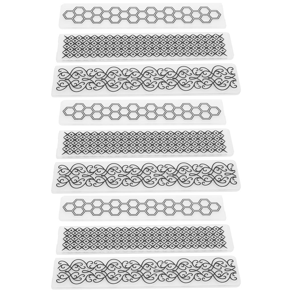9 шт. Цветочная пластиковая папка для тиснения, бумажные украшения, шаблон для изготовления карточек, аксессуары
