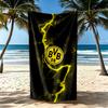 Borussia Dortmund Beach Towel Quickdry Soft Microfiber Comfortable Lightweight Suitable For Swimming Gym Camping Yoga Vacation