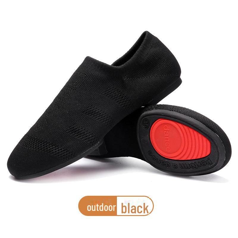 Женская мягкая подошва для балета и джазовых танцев для современных танцев, черлидинга и китайских этнических танцев