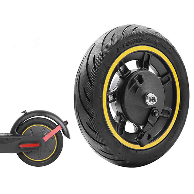Achieve Great Performance with the 10 Inch Front Wheel Hub Drum Brake 60706 5 Tubeless Tyre for Ninebot Max G30