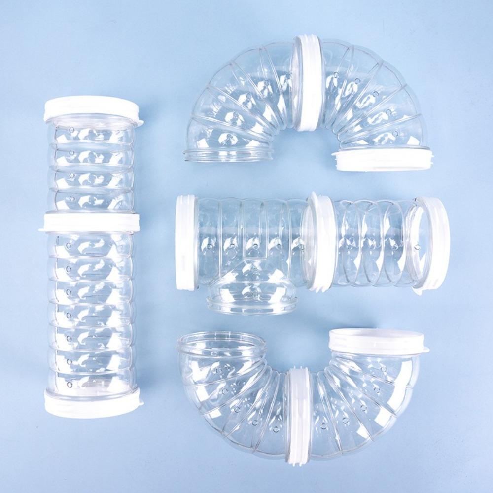 Клетка для хомяка Трубы для клетки хомяка Случайно сращенные туннель для передвижения морской свинки для мелких домашних животных