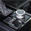 Silver Aluminum DRIVE MODE Adjust Knob Cover For Toyota Tundra
