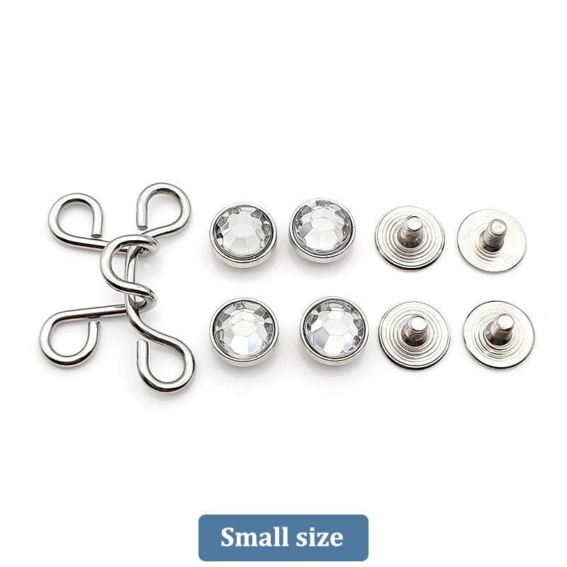 1 шт., женская юбка, брюки, джинсы, регулируемый зажим на талии, металлические булавки, аксессуары для одежды