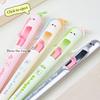 4Pcs Smooth Writing Relax Switch Pens 0.5mm Study Tool Fidget Clicker Gel Pen  for School Students