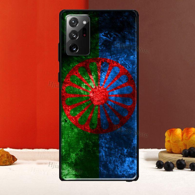 Чехол с флагом Gypsy Romani Roma для Samsung Galaxy S20 FE S22 S21 Ultra Note 20 Note 10 S8 S9 S10 Plus, чехол для телефона