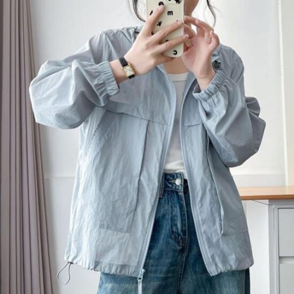 Navava Daily Windbreaker Hoodie Zip Up Nc392