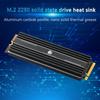 Радиатор для M.2 SSD Радиатор для M.2 2280 Твердотельный жесткий диск Алюминиевый радиатор Охладитель Отвод тепла Пассивное охлаждение Радиатор