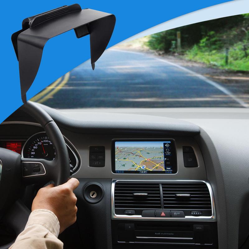 Солнцезащитный козырек для GPS, защита от солнца и УФ-лучей, антибликовый, универсальный солнцезащитный козырек для GPS-навигатора 6 и 7 дюймов