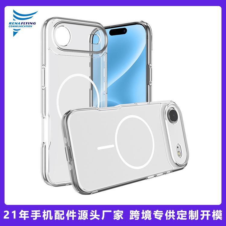 Чехол для мобильного телефона iphone11Air изготовлен на заказ для Apple 11promax, прозрачный, магнитный, противоударный, защитный чехол 11Pro.