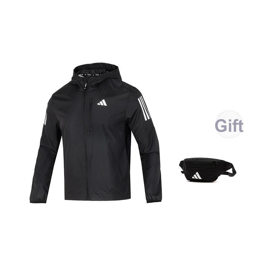 adidas Мужская куртка с длинным рукавом Own The Run, черная, IN1483